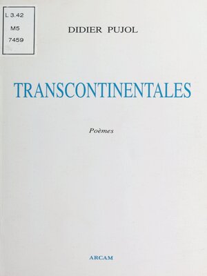 cover image of Transcontinentales